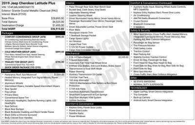 2019 Jeep Cherokee Latitude Plus