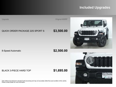 2024 Jeep Wrangler Sport S