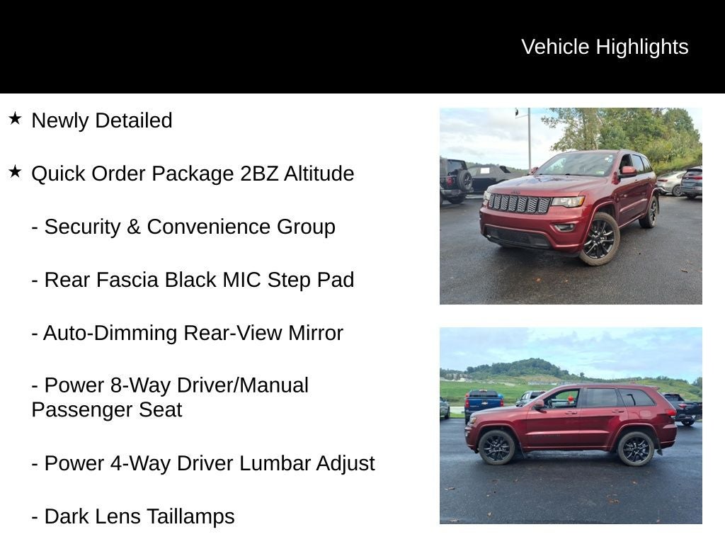 2020 Jeep Grand Cherokee Altitude