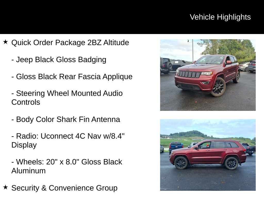 2020 Jeep Grand Cherokee Altitude