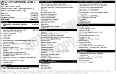 2021 Jeep Grand Cherokee Laredo E