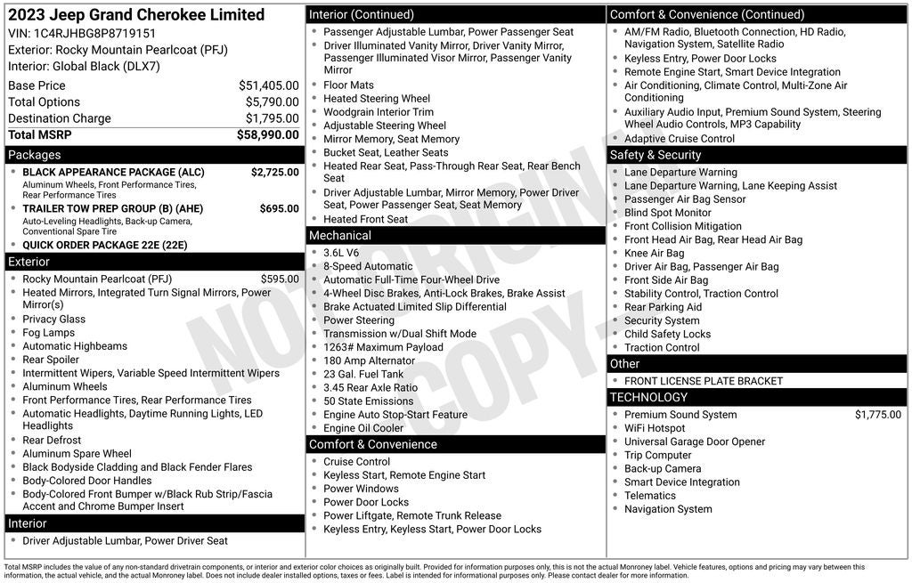 2023 Jeep Grand Cherokee Limited