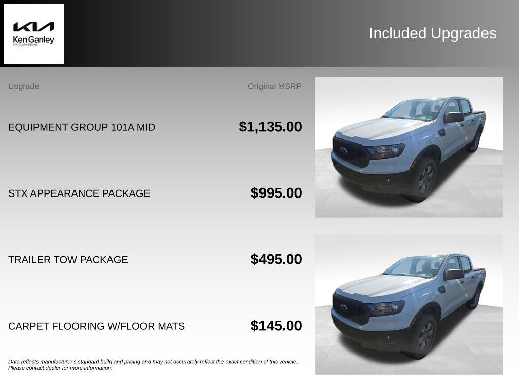 2019 Ford Ranger XL STX