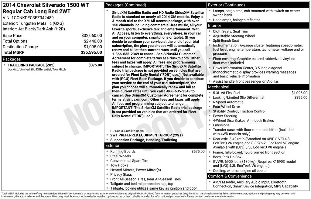 2014 Chevrolet Silverado 1500 Work Truck