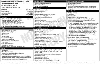 2023 Chevrolet Colorado Z71