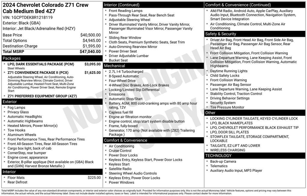 2024 Chevrolet Colorado Z71