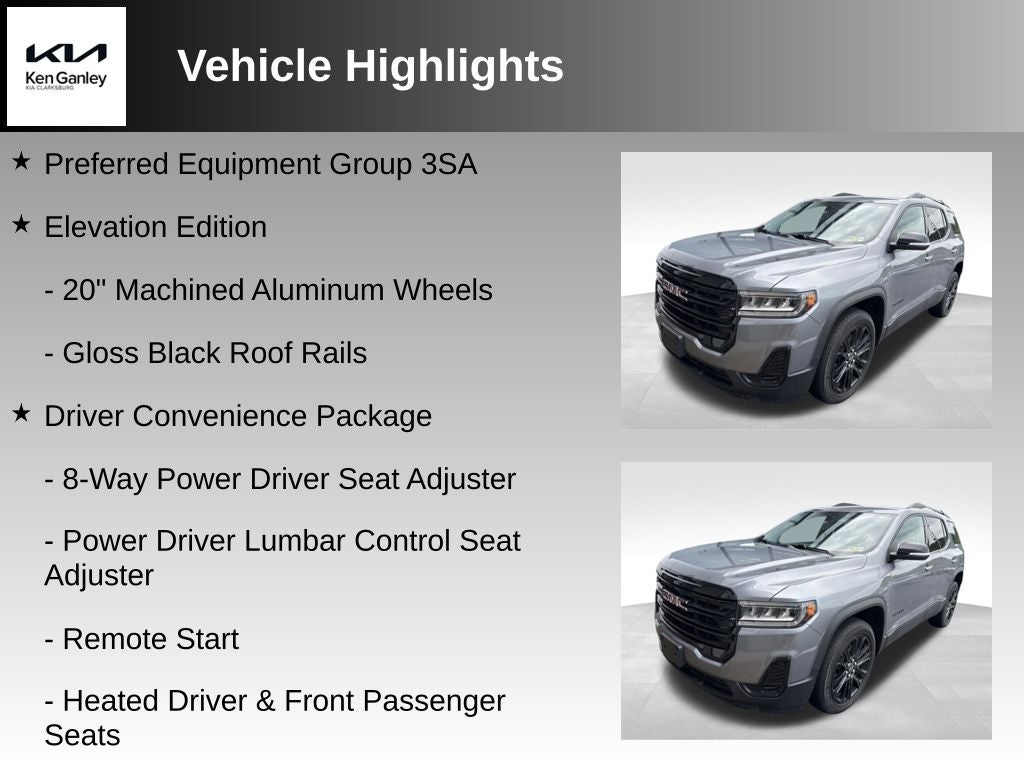 2022 GMC Acadia SLE