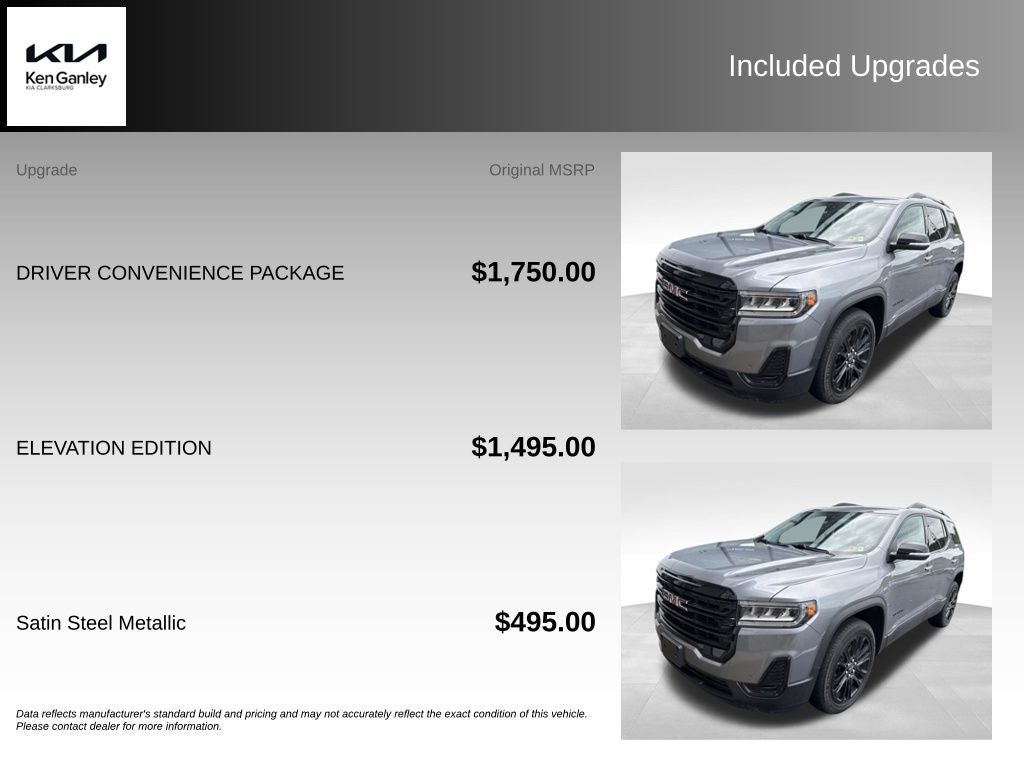 2022 GMC Acadia SLE
