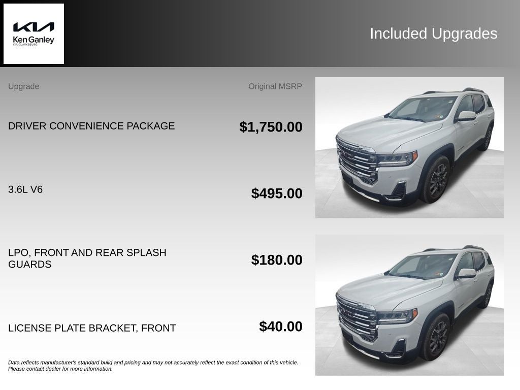 2020 GMC Acadia SLE
