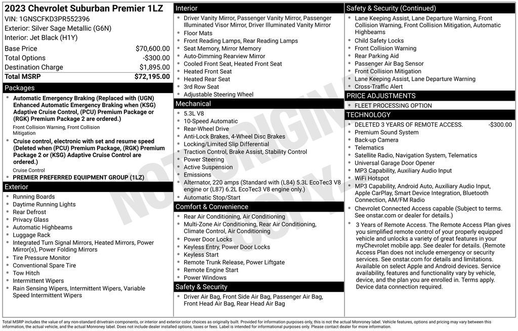 2023 Chevrolet Suburban Premier