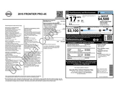 2015 Nissan Frontier PRO-4X