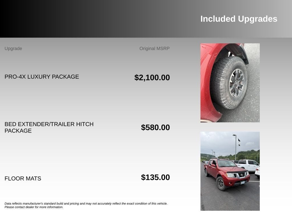 2015 Nissan Frontier PRO-4X
