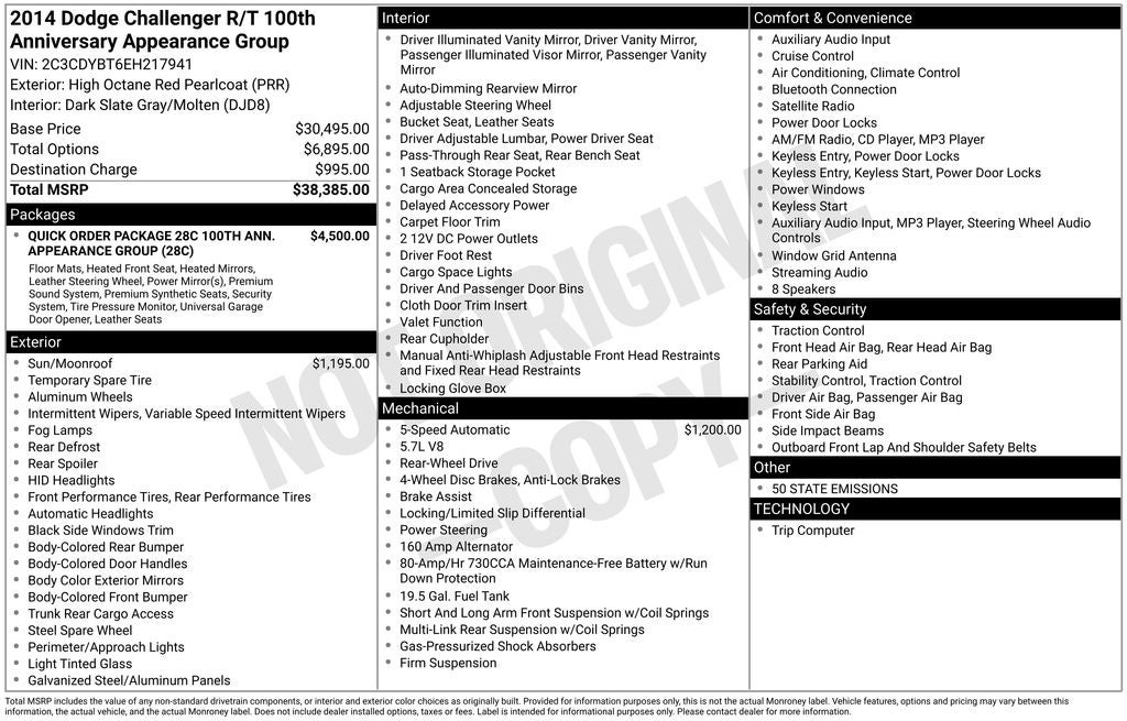 2014 Dodge Challenger R/T