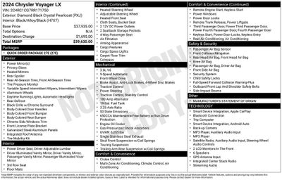 2024 Chrysler Voyager LX