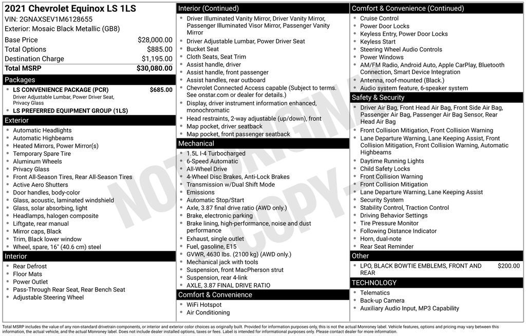 2021 Chevrolet Equinox LS