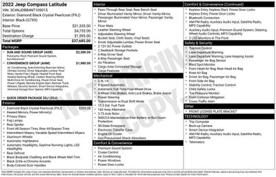 2022 Jeep Compass Latitude