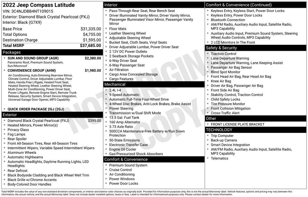 2022 Jeep Compass Latitude