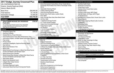 2017 Dodge Journey Crossroad