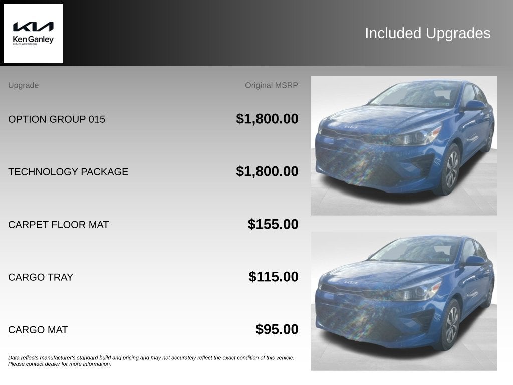 2022 Kia Rio S