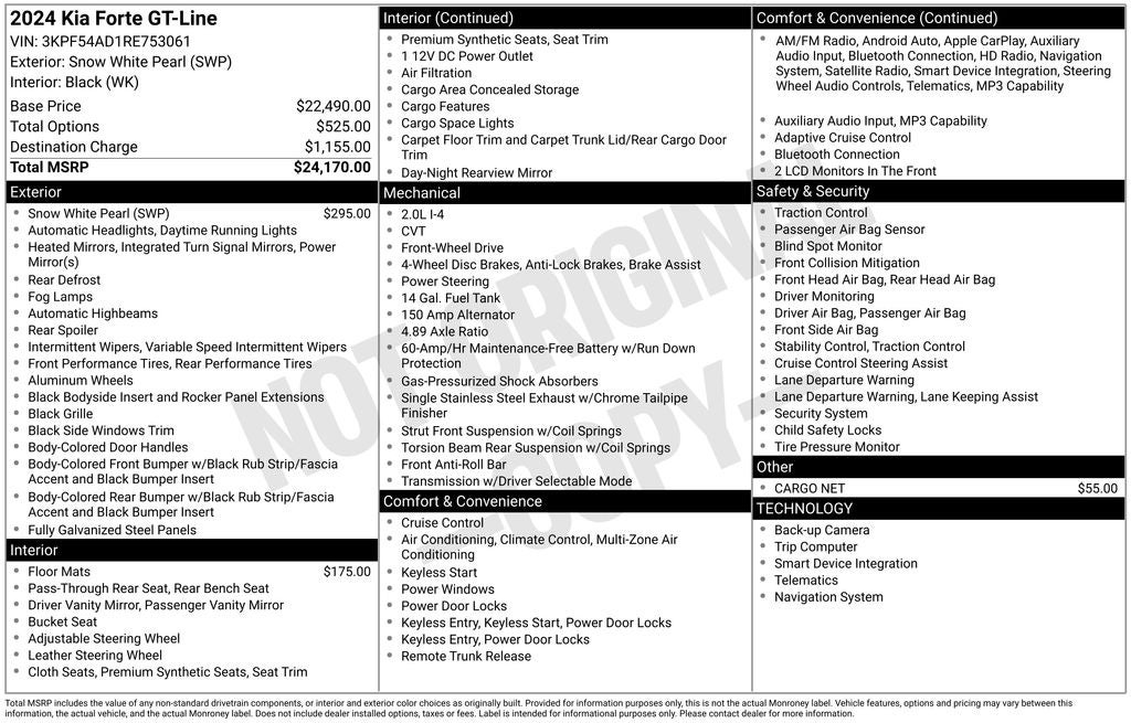2024 Kia Forte GT-Line