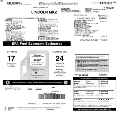 2011 Lincoln MKZ Base