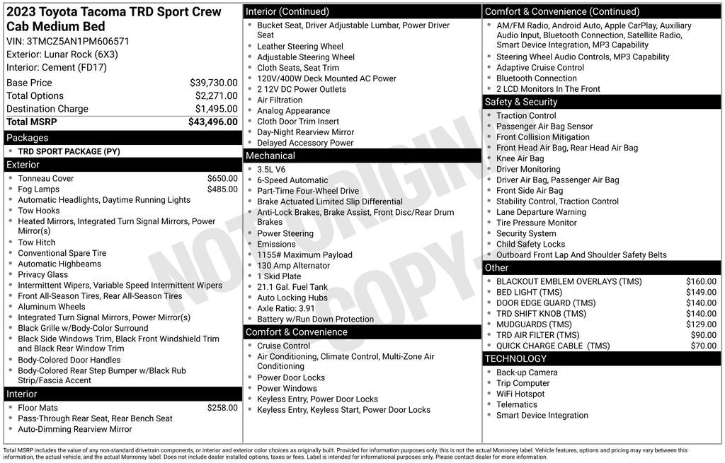 2023 Toyota Tacoma V6