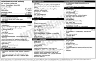 2024 Subaru Forester Touring
