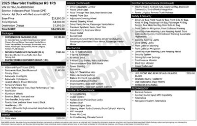 2025 Chevrolet TrailBlazer RS