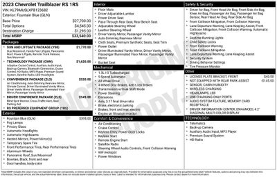 2023 Chevrolet TrailBlazer RS