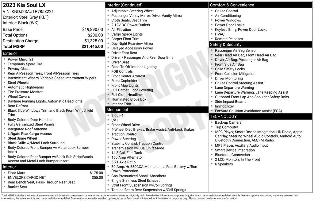 2023 Kia Soul LX