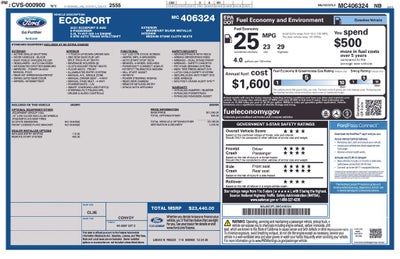 2021 Ford EcoSport S