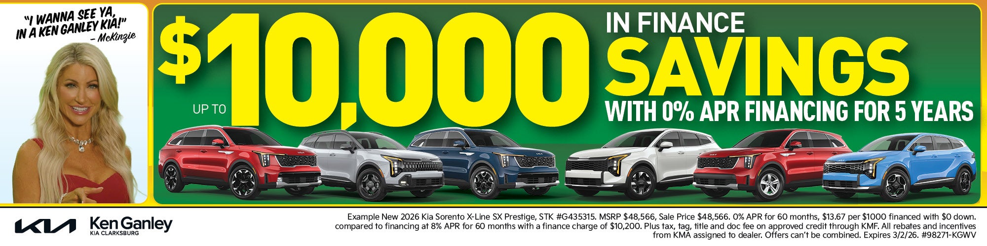 $10,000 in Finance Savings