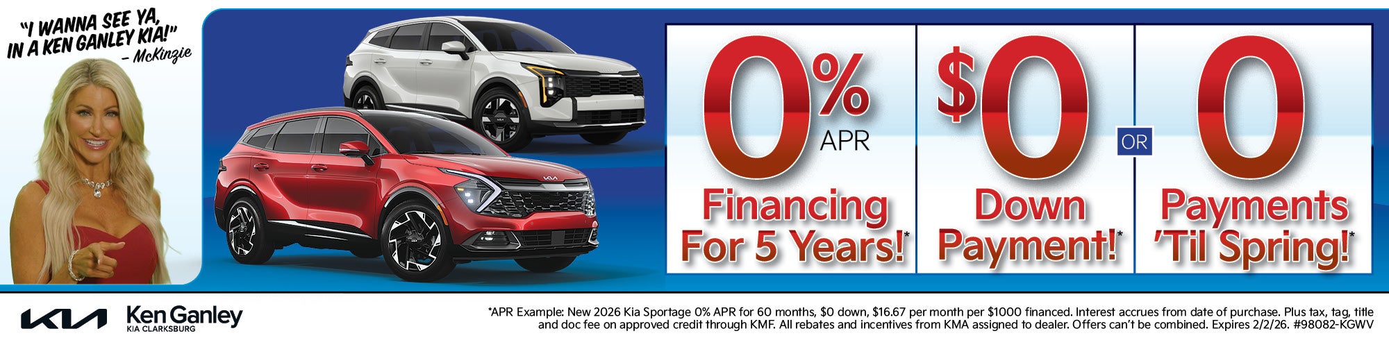 0% APR Financing for 5 years!